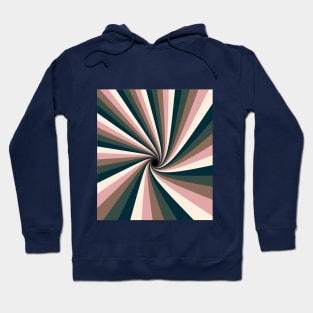 Abstract helix, swirling colorful funnel Hoodie